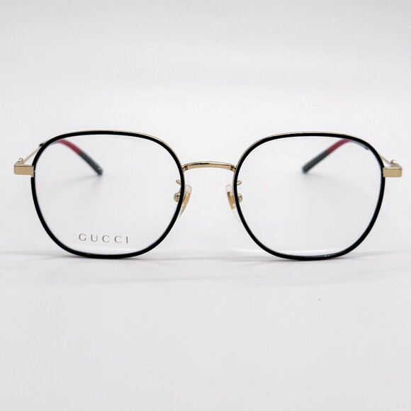 NEW GUCCI EYEGLASSES GG1198OA 001 BLACK/GOLD UNISEX AVIATOR EYEWEAR GUCCI - Picture 5 of 12